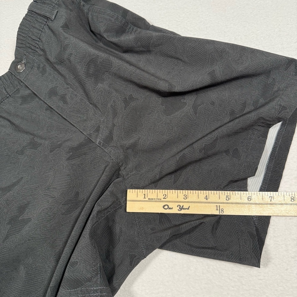 Columbia PFG uncharted shorts 6in men medium black gray camo - Picture 6 of 6
